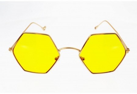 Lunettes De Repos Sol Opulize Dorées - Grossissement +0.00, Monture Rétro, Neuves