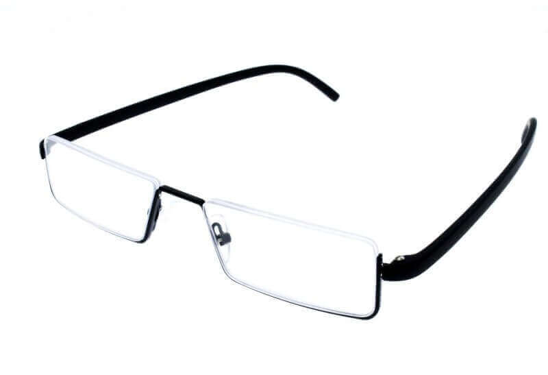 Lunettes De Lecture Demi-cadre MINI BRILLE - Monture Métal Légère, étui Aluminium Inclus - Homme/femme