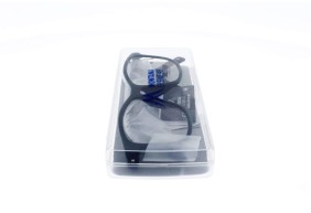 Lunettes De Lecture Anti-lumière Bleue - Monture Rectangulaire Légère, 7 Grossissements, Filtre UV, étui Inclus