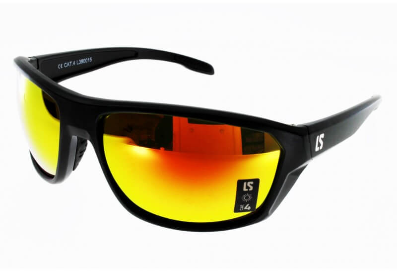 Lunettes de soleil adulte Loubsol Rift L380015 noir rouge catégorie 4