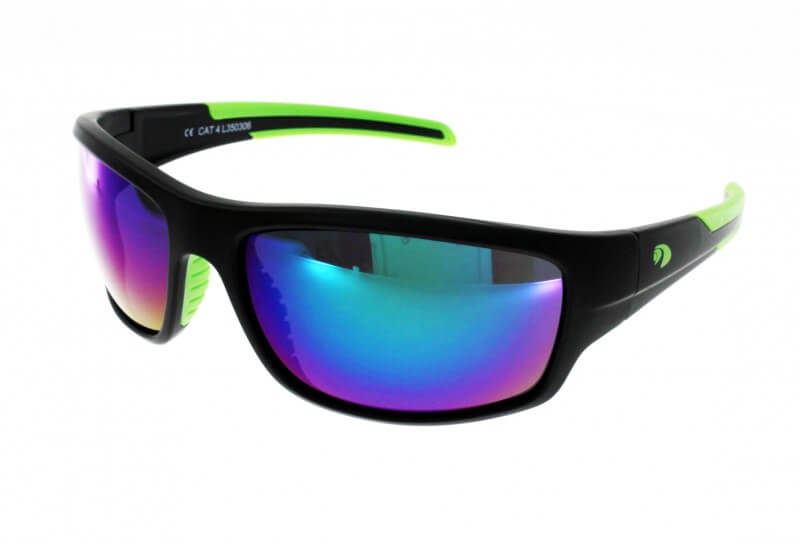 Lunettes de soleil mixte sport SKEENA Maurice L350306 noir vert Cat 4